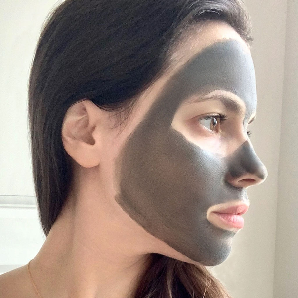 Woman enjoying The Dead Sea Co. Face Mask