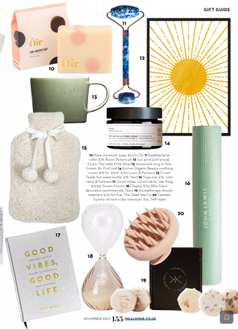 Ideal Home Christmas 2023 - Gifts for Wellness - The Dead Sea Co. Aromatherapy Shower Steamers P.155