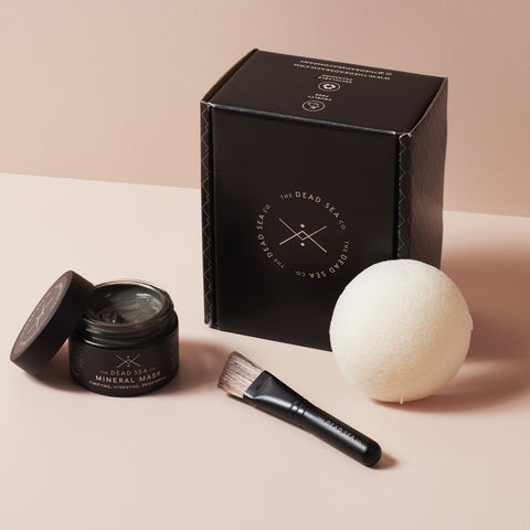 The Dead Sea Co. Mineral Mask and Brush Set