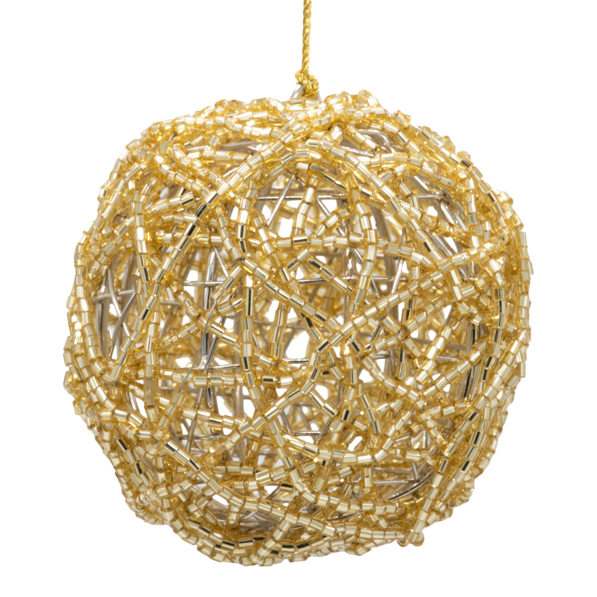 Set of 6 Mesh Baubles - Gold – The Bauble Collection