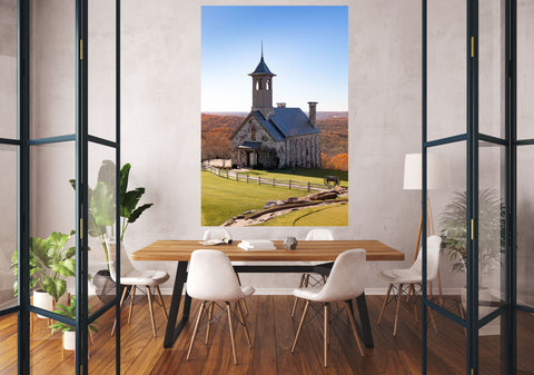 Bountiful Blessings Chapel of the Ozarks displayed on wall in dining or conference room