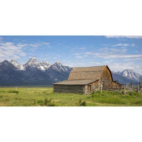 Large art of the John Moulton barn at Mormon Row home decor custom sizes 60x30