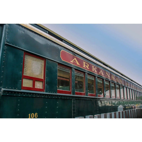 rail car of the arkansas missouri railroad van buren springdale train