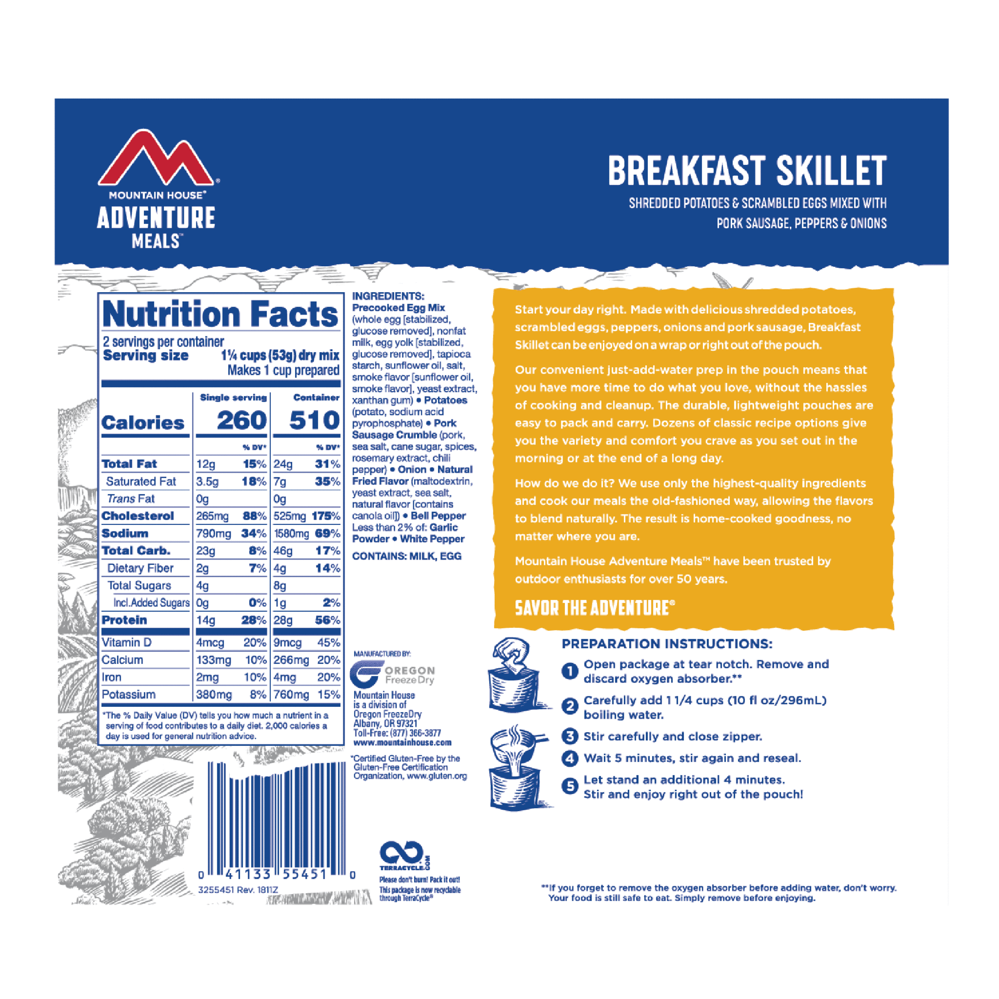 Mountain House Breakfast Skillet