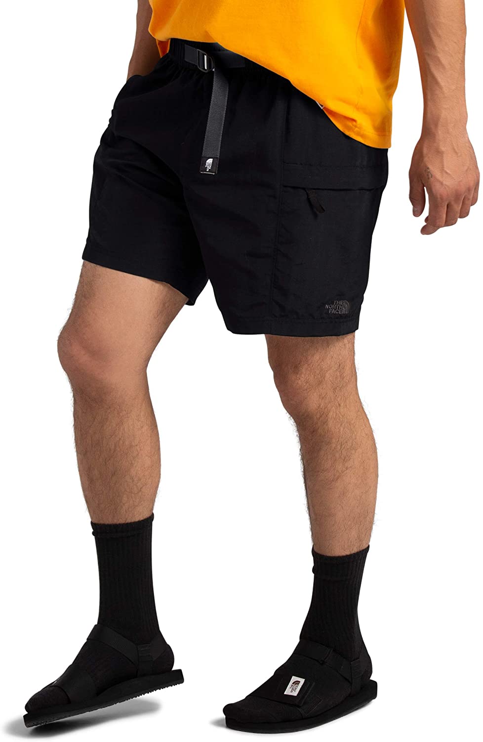 north face class v belted shorts