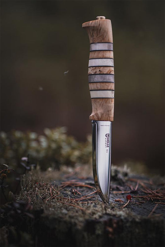 Helle Fossekallen Knife - Traditional Field Knife.