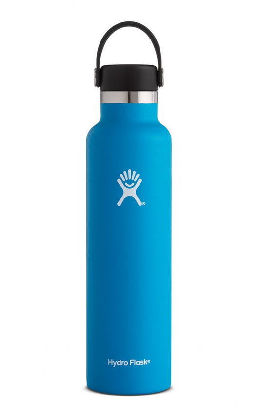 Hydro Flask Standard Mouth Bottle with Flex Straw Cap, 24 oz., Pacific