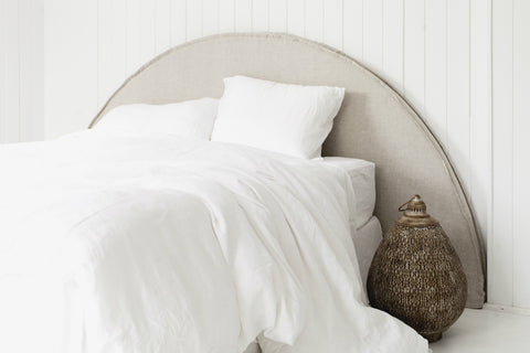 Bedroom Decor with Upholstered Bedhead Australia for a Minimalist Bedroom Style