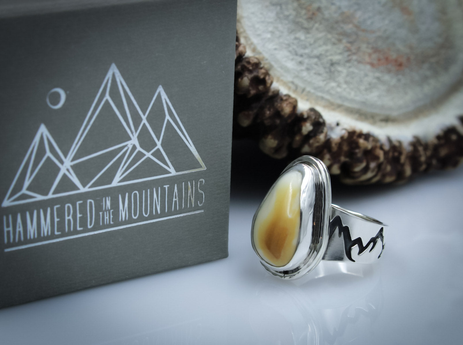 Elk ivory Ring