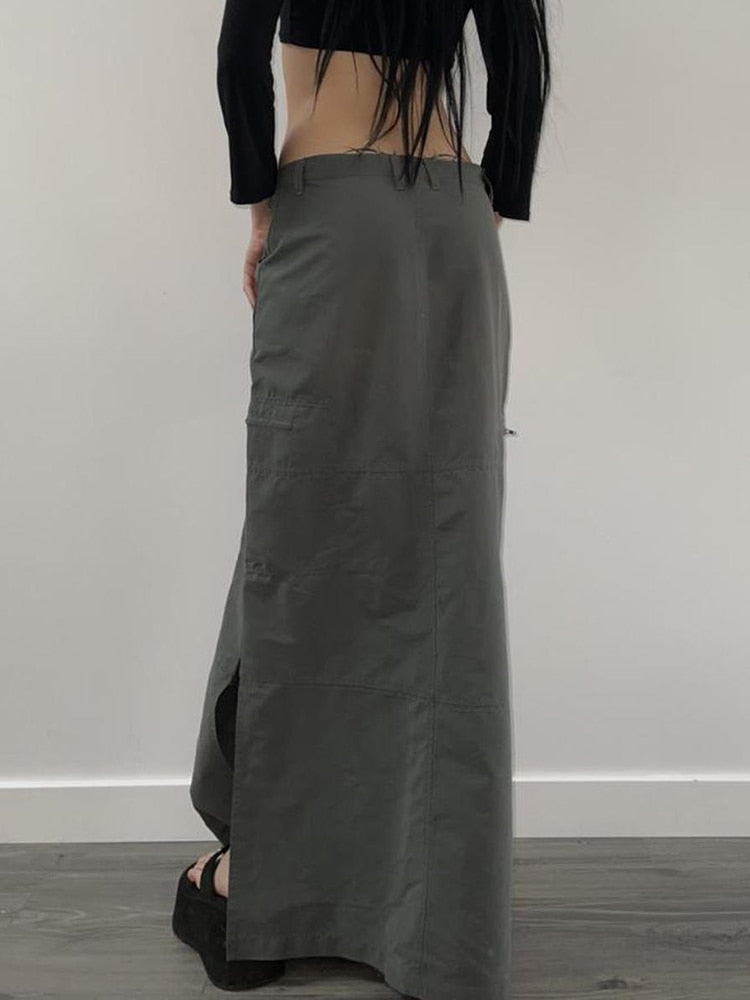 Lumi Slit Cargo Skirt – MELLOW PICKS