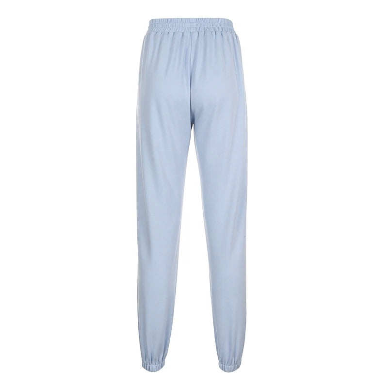 Pastel Blue Butterfly Embro Joggers – MELLOW PICKS