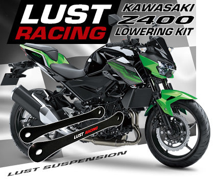 2019-2021 Kawasaki Z400 Lowering Kit, 40mm / Inches – LUST Racing