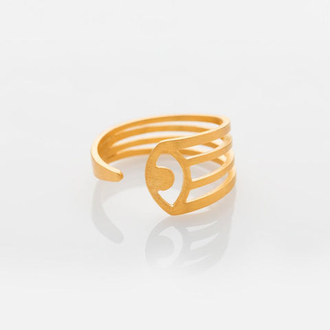 Aye chevalier ring gold