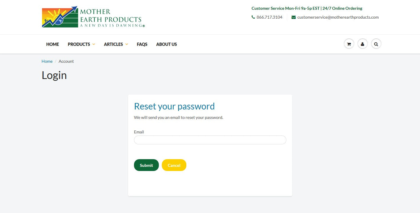 Password Reset Step 4