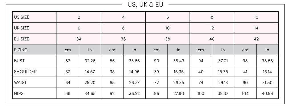 WOMEN'S SIZE & FIT GUIDE – BackToTheBeach