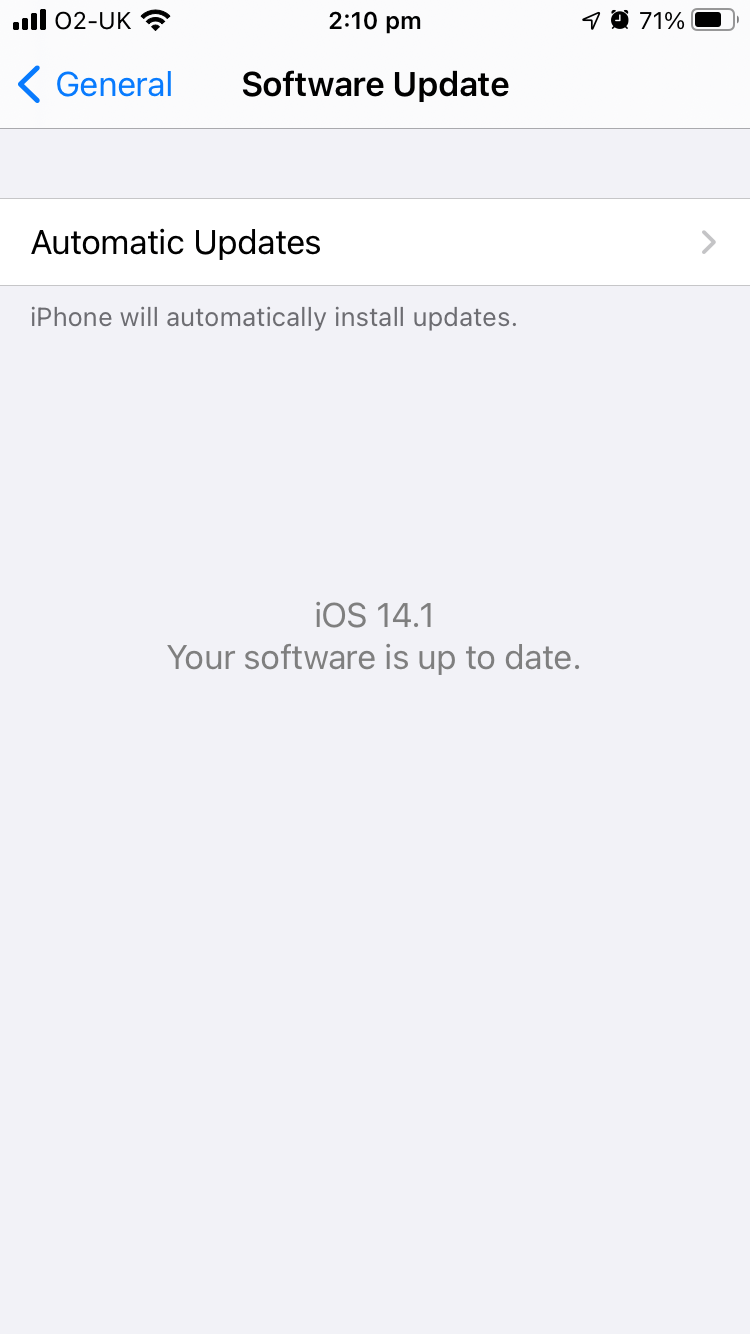 software update