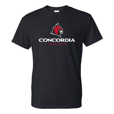 Concordia Dance Cardinal Head Youth T-Shirt - Black – Concordia Ann Arbor