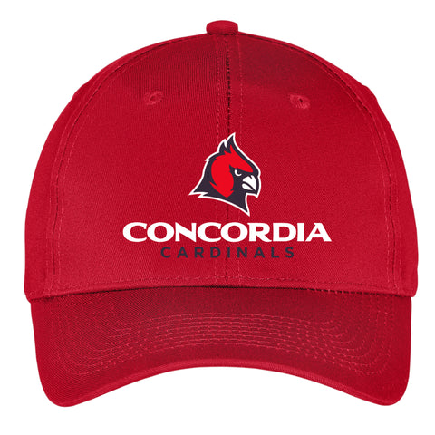 Concordia Cardinal Head Unisex Polo - Black – Concordia Ann Arbor
