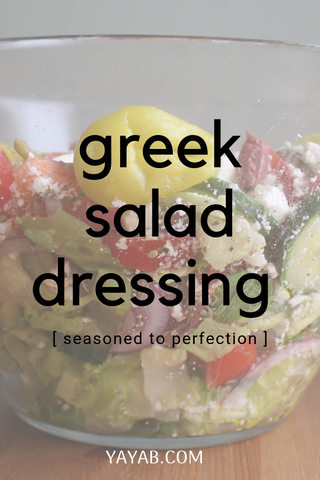 GREEK SALAD DRESSING