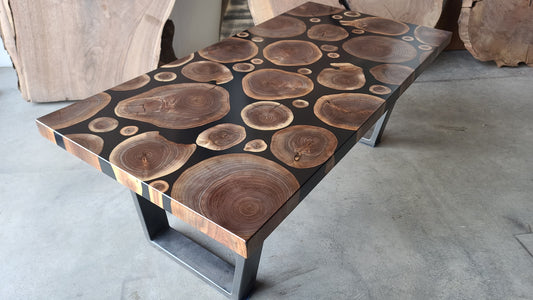 Epoxy River Black Walnut Coffee Table FREE DELIVERY! » Made In