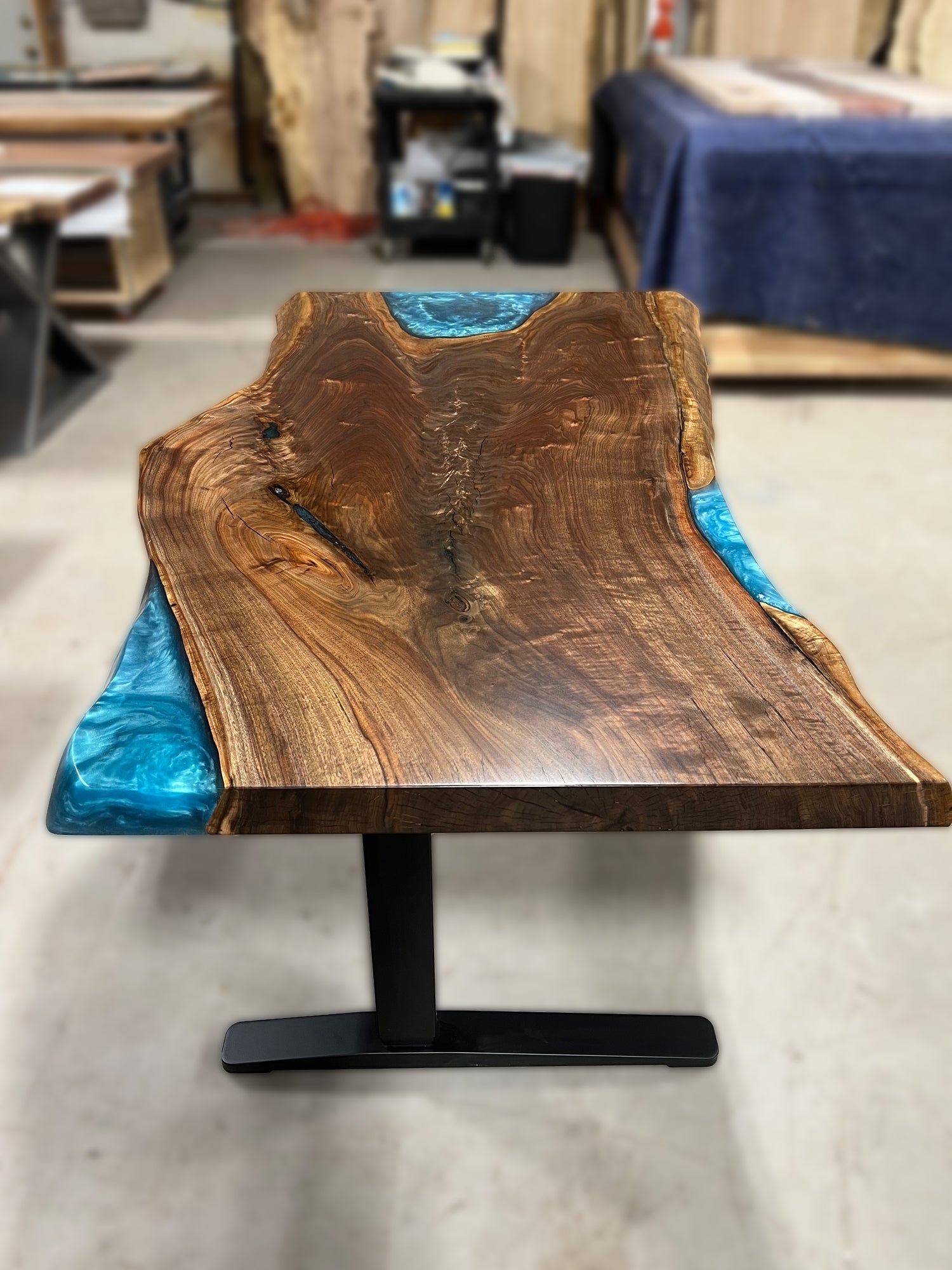 live edge desk table