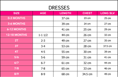 Size Charts – Simply Savannah Boutique