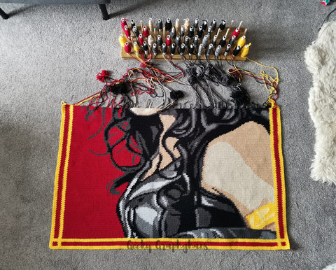 Wonder Woman Graphghan Pattern