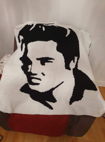 Elvis Presley Crochet Graphghan