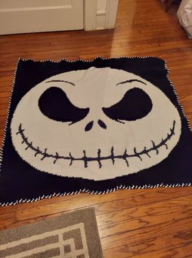 Jack Skellington Crochet Graphghan Pattern