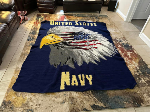US Navy Crochet Graphghan Pattern