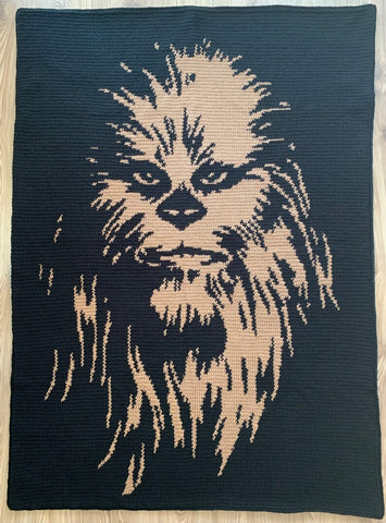 Chewbacca Star Wars Crochet Graphghan Pattern