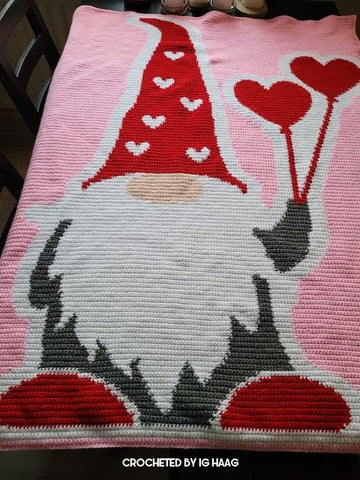 Love Gnome Crochet Graphghan Pattern