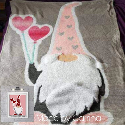 Love Gnome Crochet Graphghan