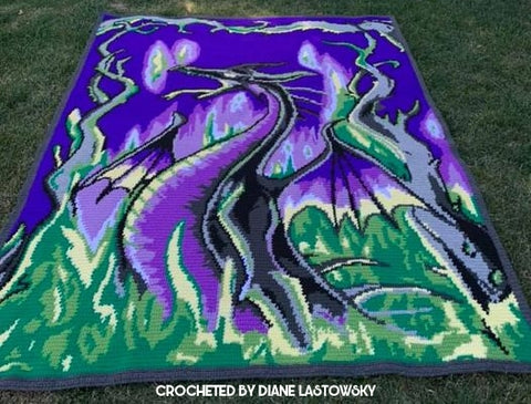 Dragon Crochet Graphghan Pattern