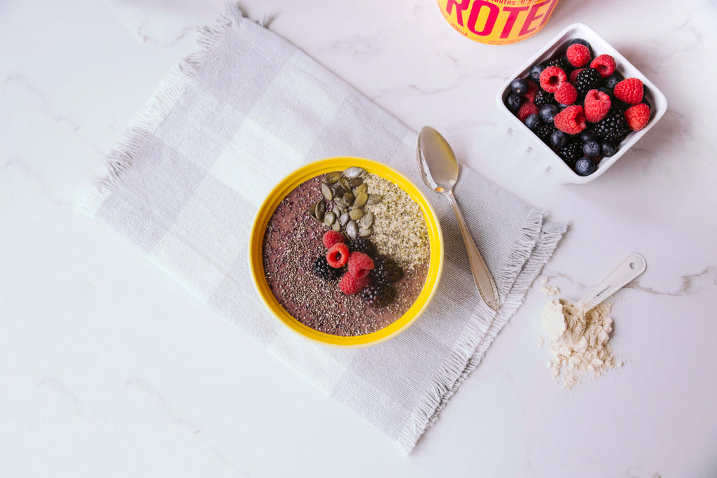 MOVE Recette smoothie bowl açaï protéiné