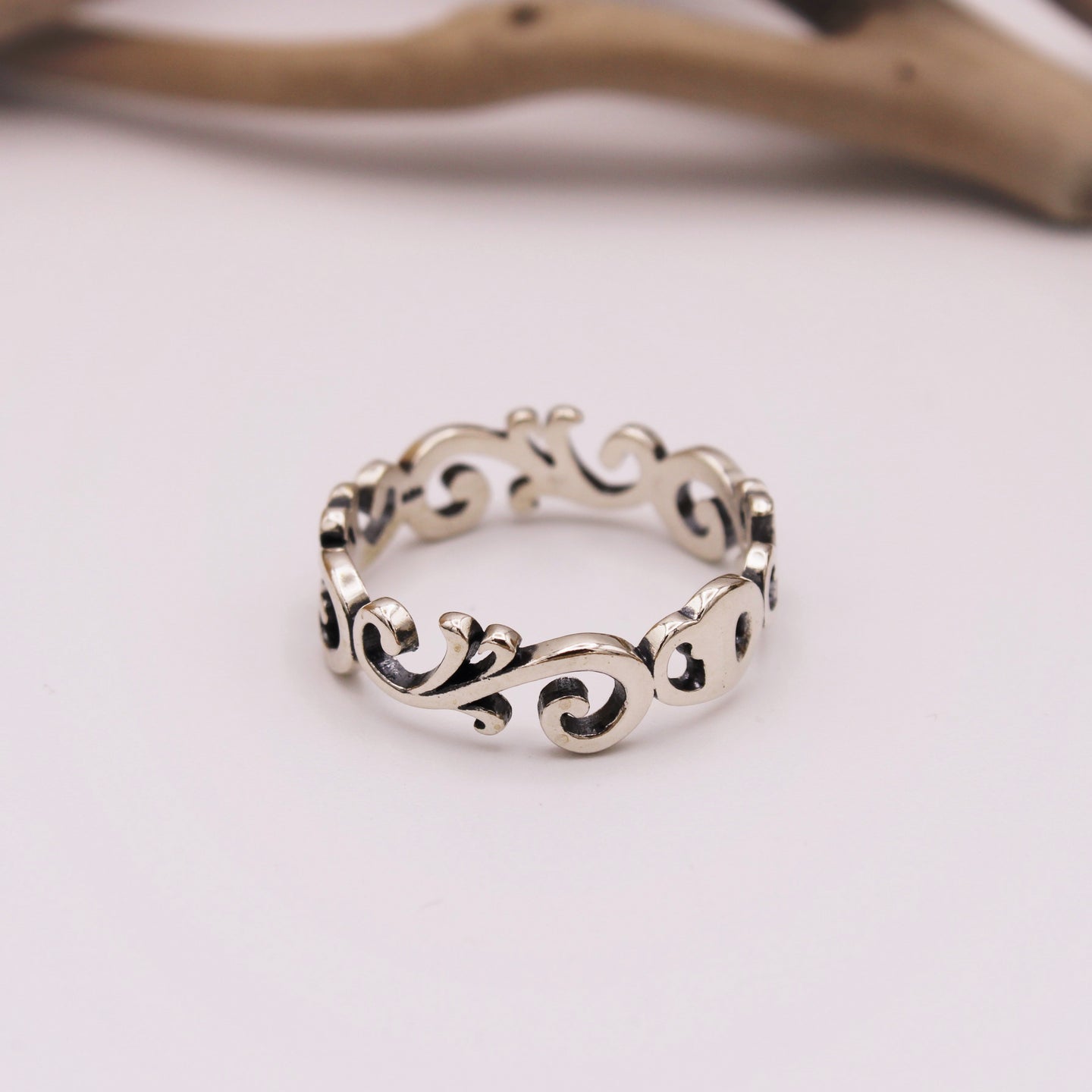 Silver Swirl Ring – St Ives Jewellery Studio