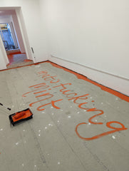 Painting the floor with that's fucking mint