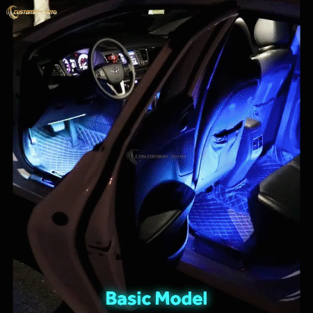 Multi Color Car Interior Led Under Dash Ambient Lights Kit