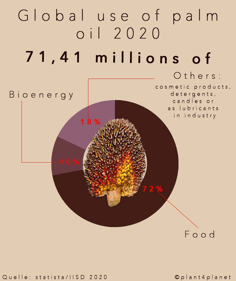 Global use of palm oil  2020