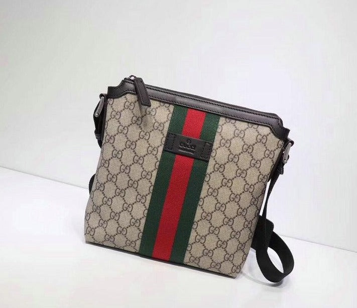 gucci stripe messenger bag