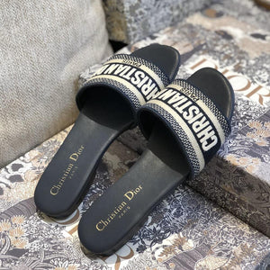 dior slides navy