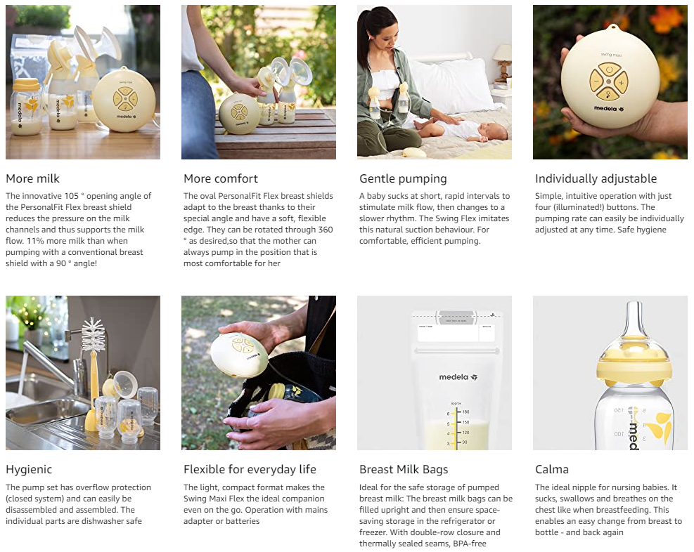 Medela Pump Features