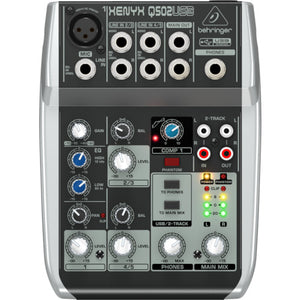 behringer xenyx q502usb mixer mic stereo