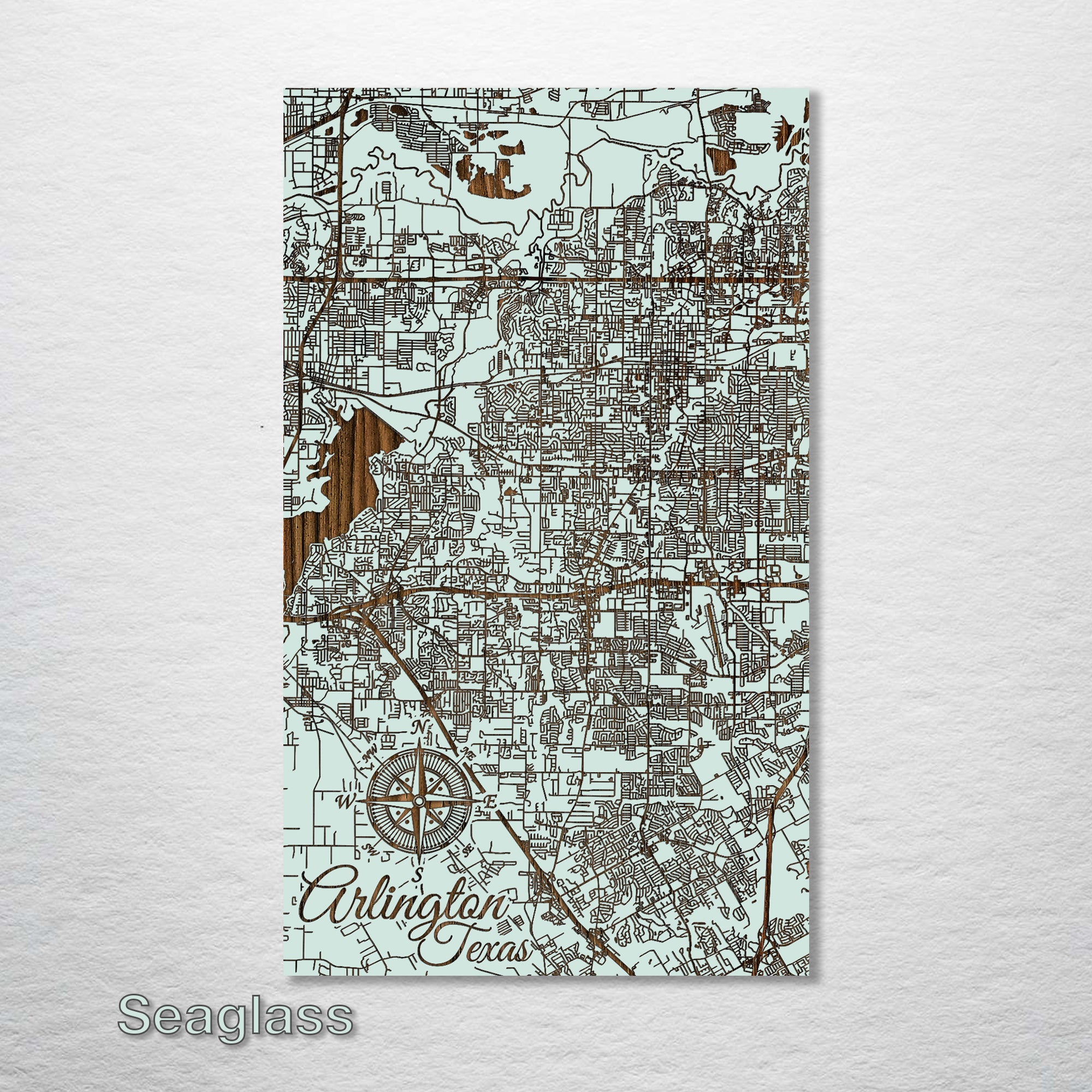 Arlington Texas Street Map Fire And Pine 8459