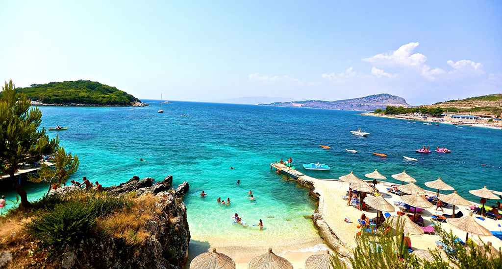 Ksamil Beach Albania, mischa blog