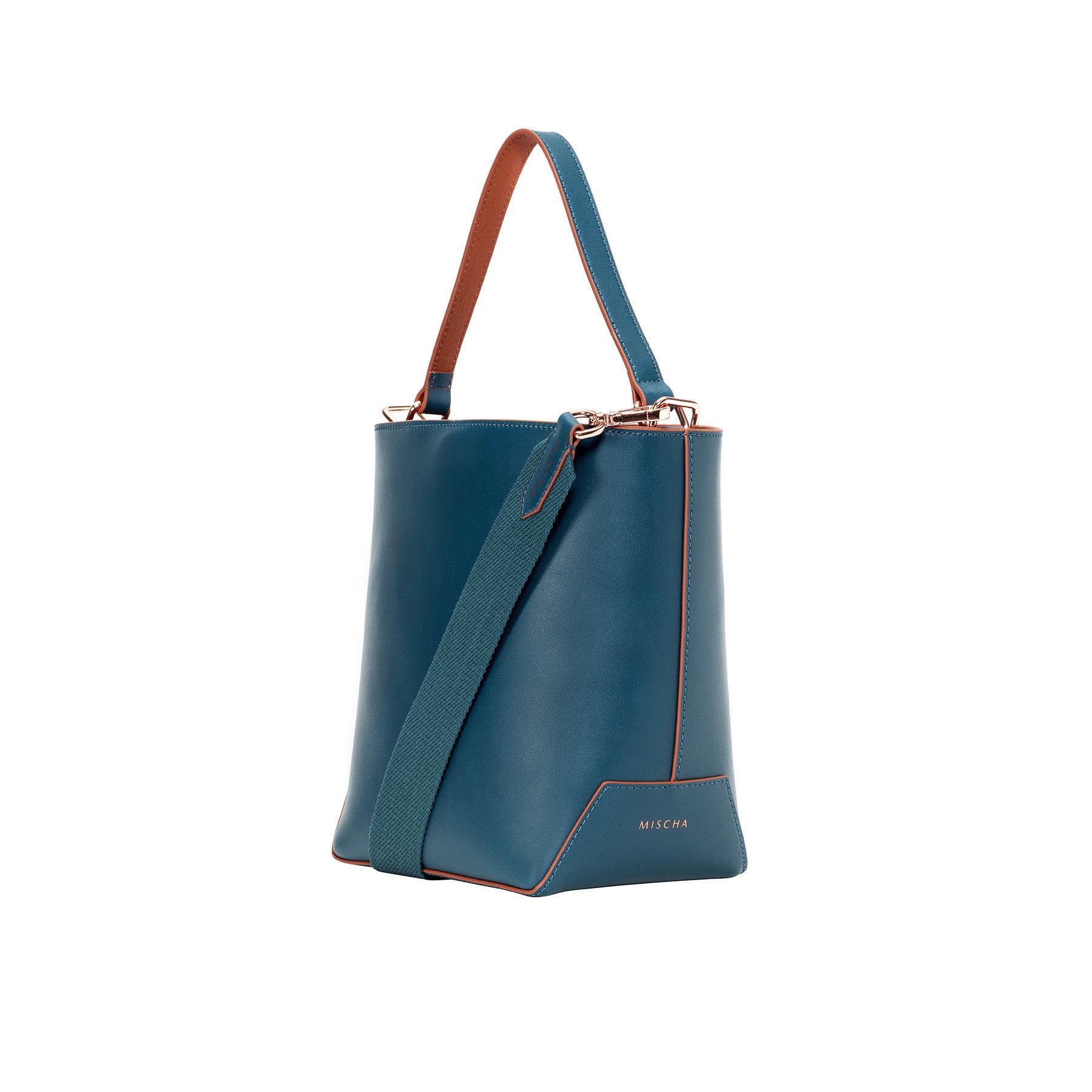 Leather Bucket Bag - Fern – MISCHA