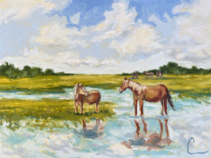Wild and Free in Beaufort- 40x30