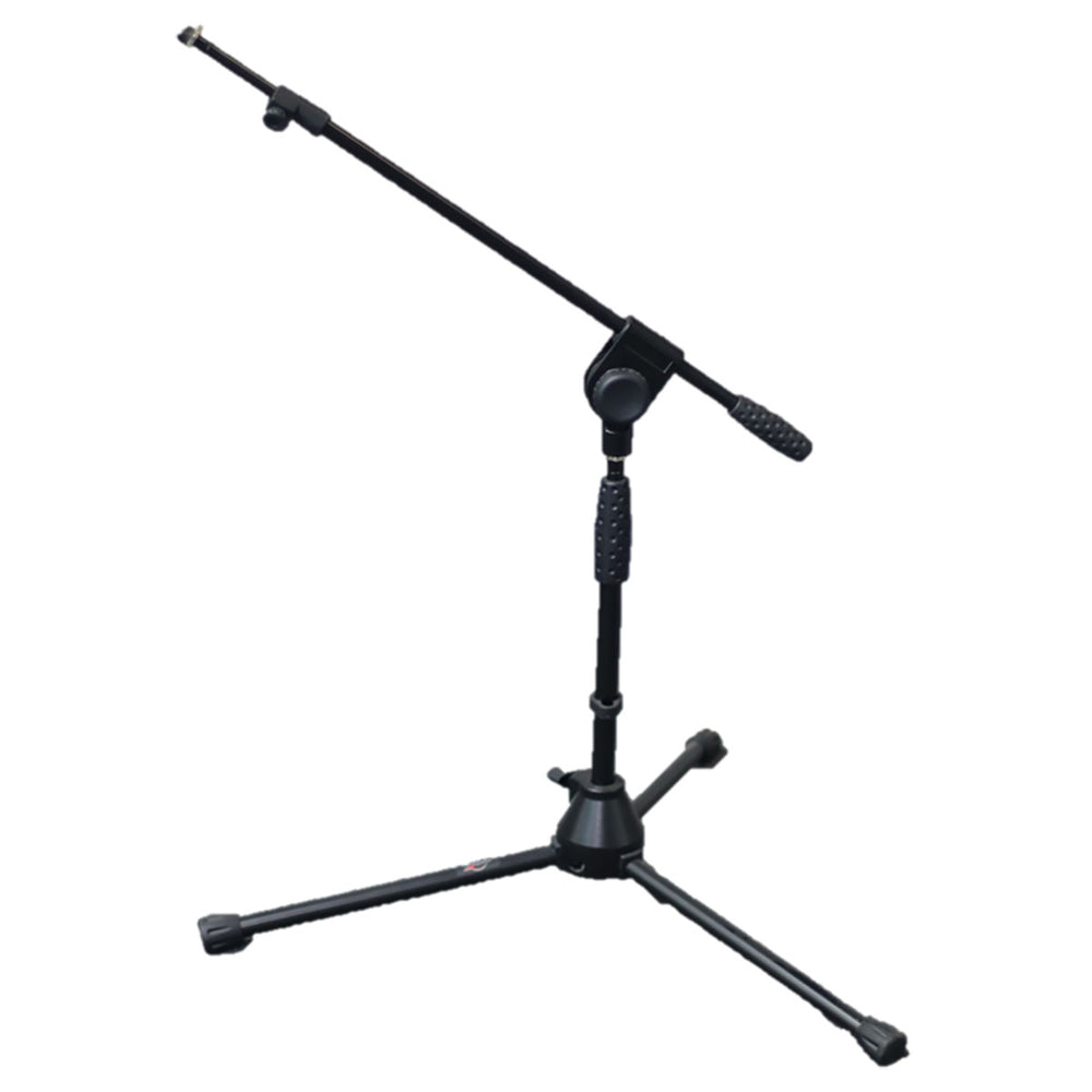 Low Profile Mic Stand with Telescopic Boom