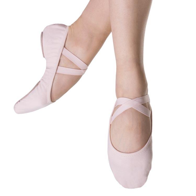 Performa Stretch Canvas Ballet Shoe - Theatrical Pink (Womens) | Mino Dance