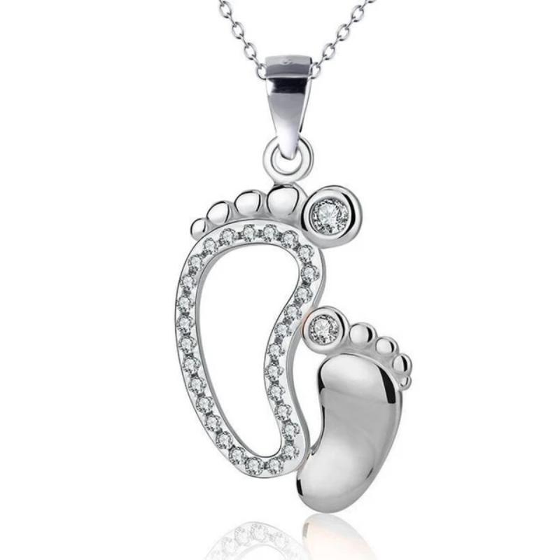 Cute Mother & Baby Feet Pendant – Farry Fashion